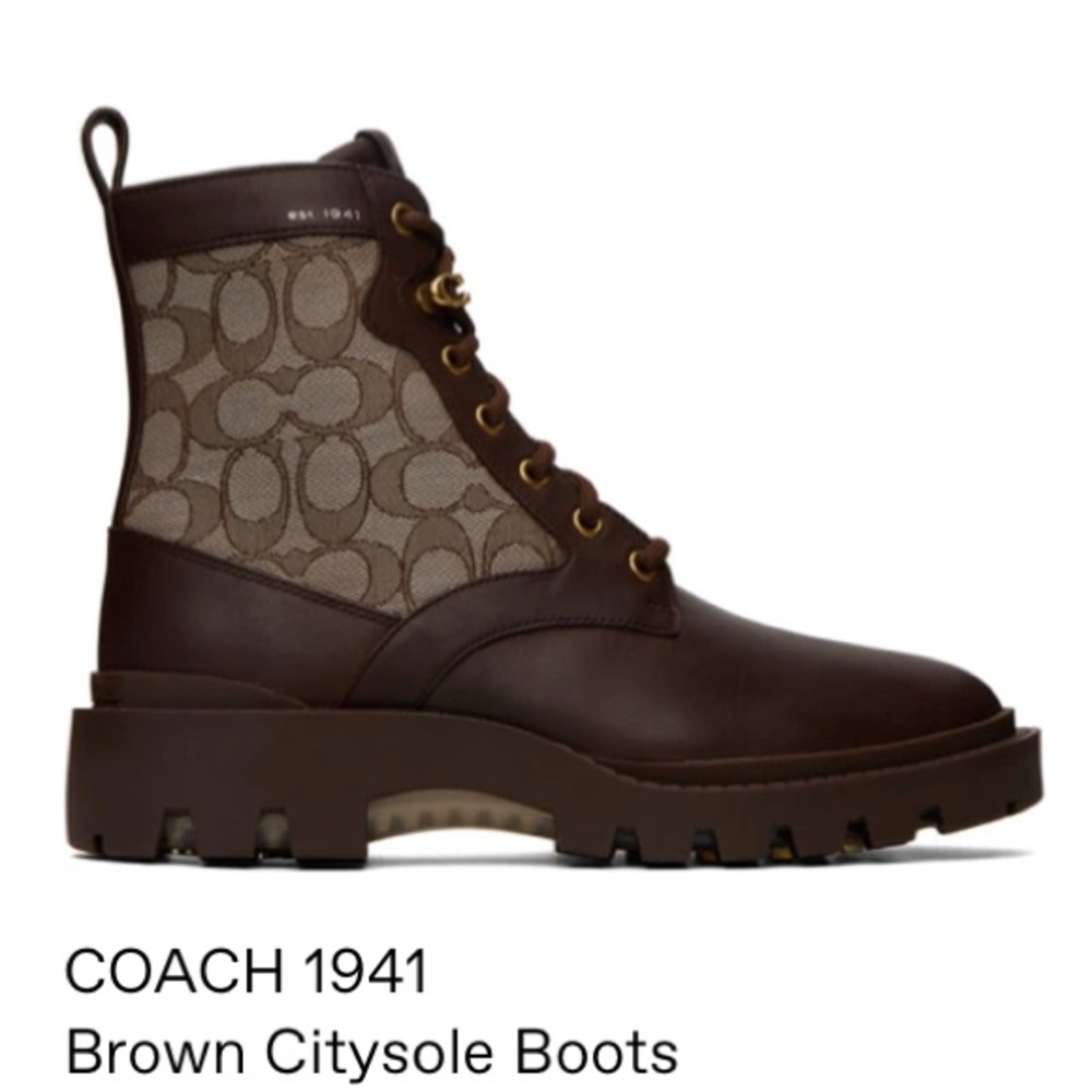 Coach 1941 Citysole boots